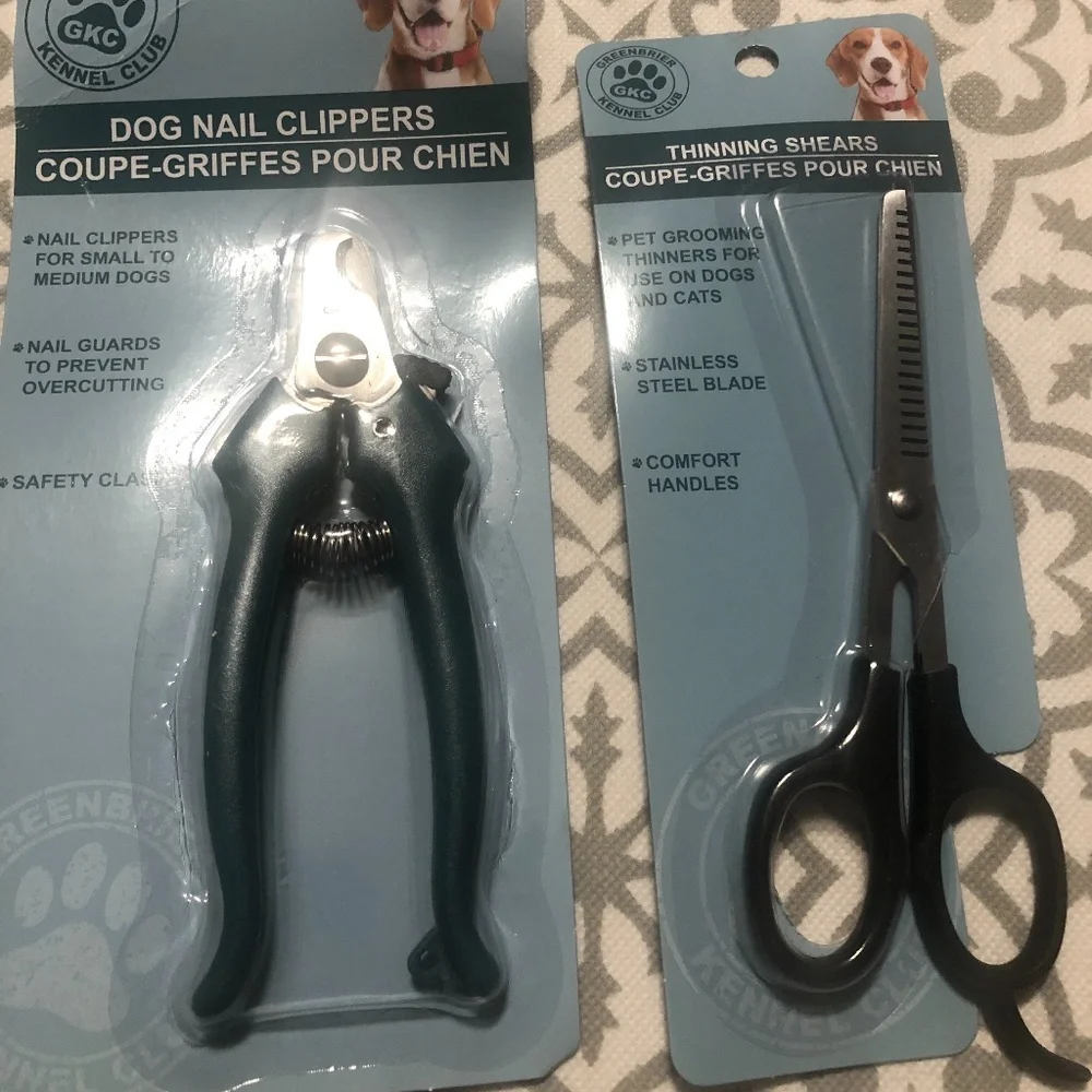 - Dog Pet Nail Clipper and thinning shears